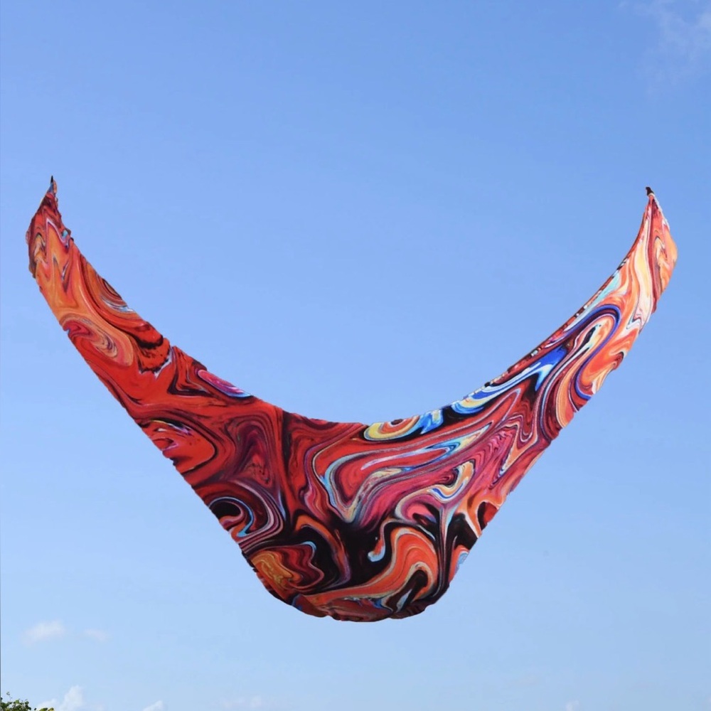 De Mafé Irma BTM Red Print Bikini Bottom